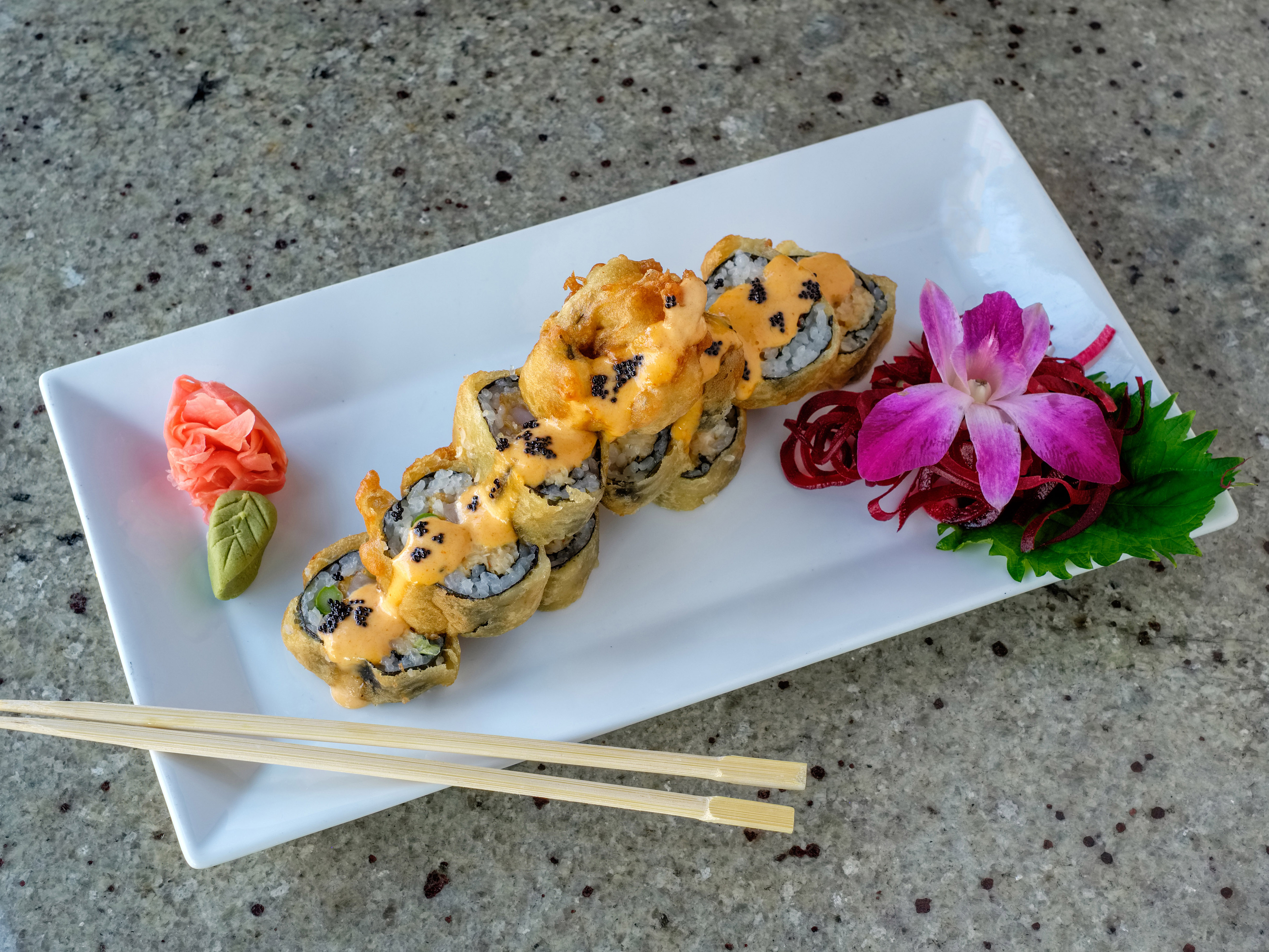 Order Mount Fuji Roll food online from Forty Five Degrees store, Indianapolis on bringmethat.com