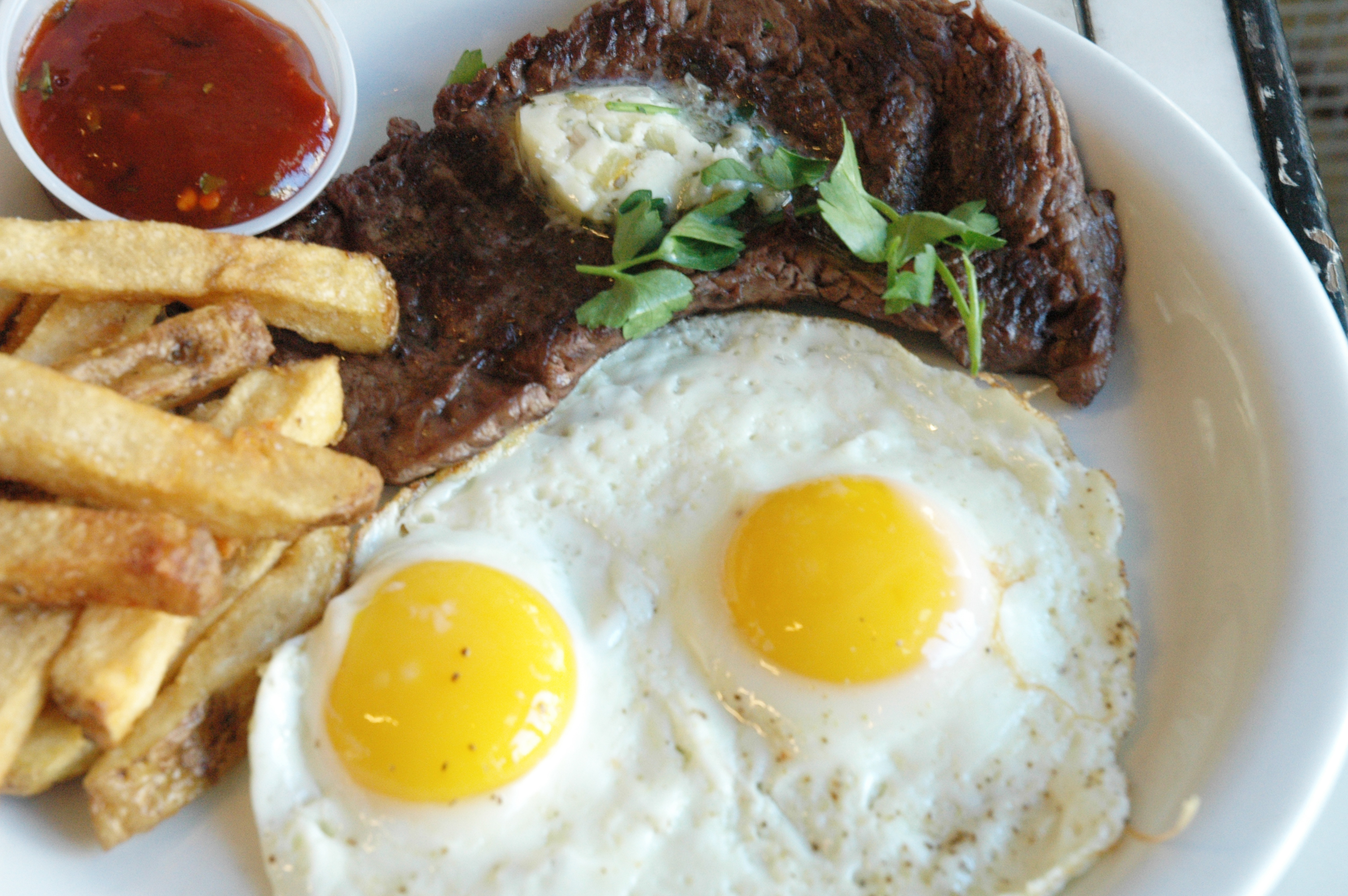 Order Steak and Eggs Fritz food online from Crepe Express store, Houston on bringmethat.com