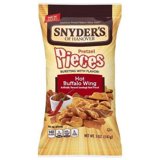 Order Snyder's of Hanover Pretzel Pieces, Hot Buffalo Wing food online from Exxon Food Mart store, Port Huron on bringmethat.com