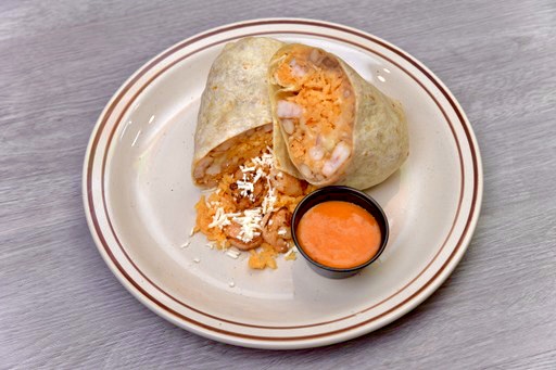 Order Al pastor burrito food online from Fridas Mexican Taqueria store, Telford on bringmethat.com