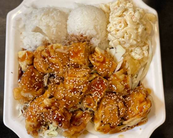 Order Sesame Chicken  food online from L&L Hawaiian Bbq store, Elk Grove on bringmethat.com