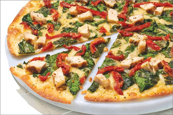 Order Dairy-Free Cheese Herb Chicken Mediterranean - Baking Required food online from Papa Murphys Take N Bake store, Eagle on bringmethat.com