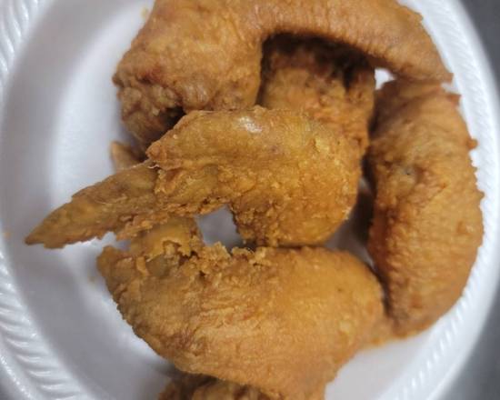 Order  Fried Chicken Wings (4) 鸡翅 food online from Mr. Wonton store, Egg Harbor Township on bringmethat.com