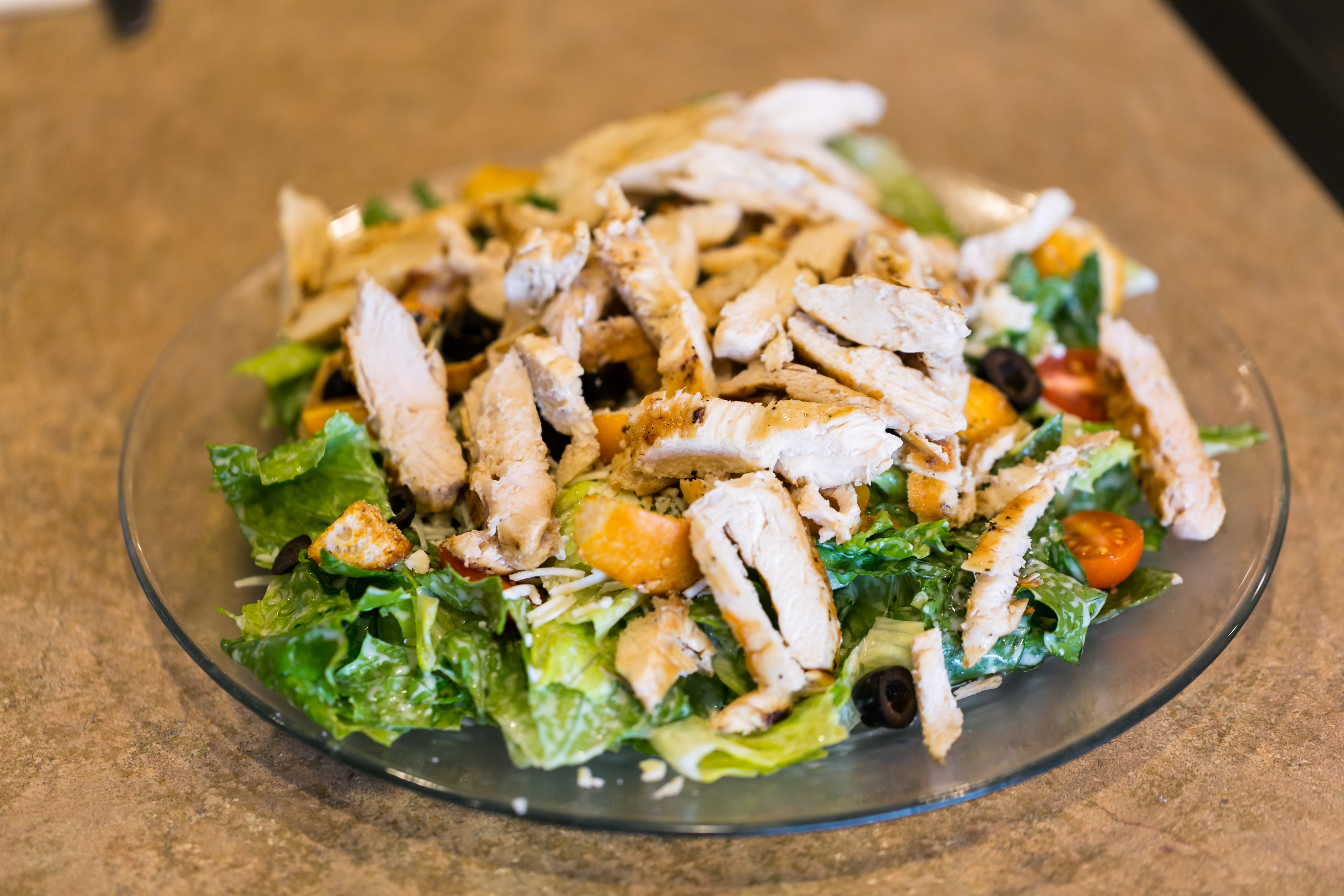 Order Chicken Caesar Salad food online from Larry Ii Restaurant store, Vineland on bringmethat.com