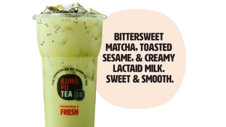 Order Hot Sesame Matcha food online from Kung Fu Tea store, Media on bringmethat.com