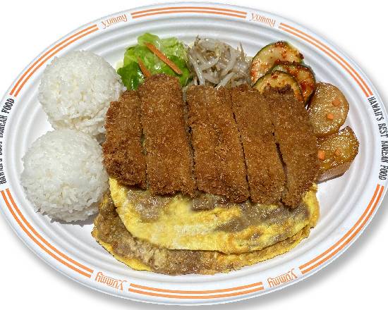 Order Meat Jun and Chicken Katsu food online from Yummy Korean BBQ store, Honolulu on bringmethat.com