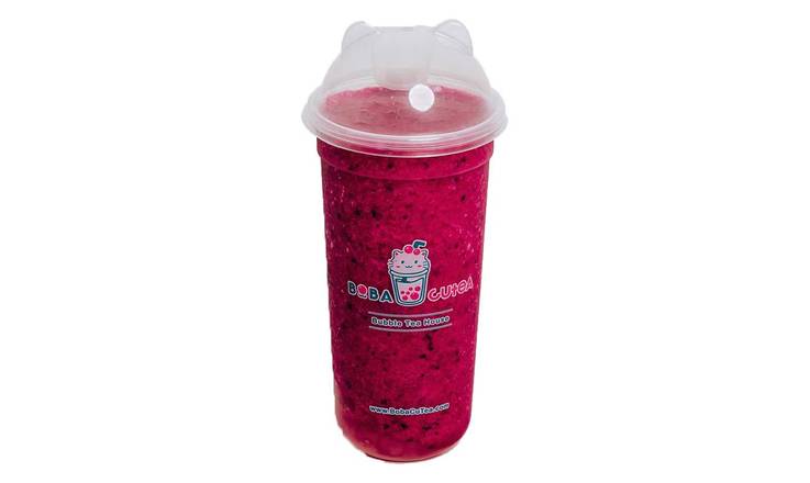 Order Dragon Fruit Smoothie (24 oz) food online from Boba Cutea store, Gilbert on bringmethat.com