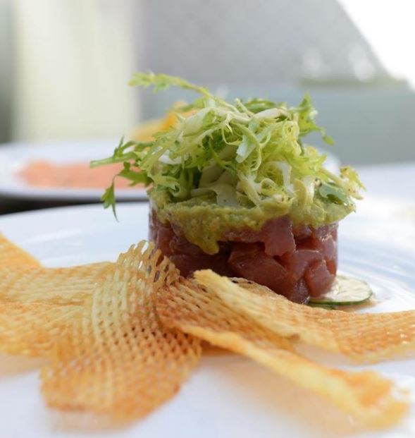 Order Sushi Grade Tuna Tartare food online from AOC East store, New York on bringmethat.com