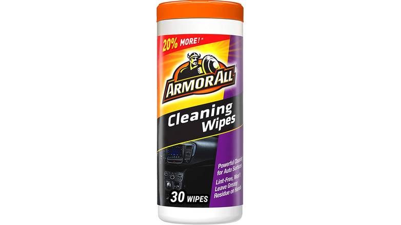 Order Armor All Cleaning Wipes - 30 Count food online from Trumbull Mobil store, Trumbull on bringmethat.com