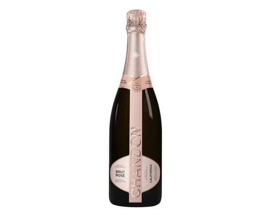 Order Chandon Brut Rose, 750mL sparkling wine (12.0% ABV) food online from Cold Spring Liquor store, Liberty Hill on bringmethat.com