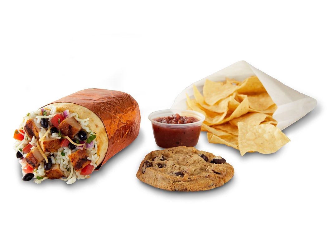 Order Burrito Meal Deal food online from Qdoba Mexican Eats store, Kalamazoo on bringmethat.com