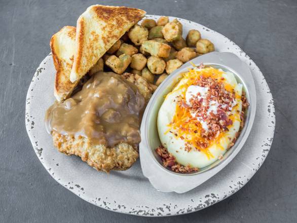 Order Country Fried Steak food online from Friends American Grill store, Jefferson on bringmethat.com