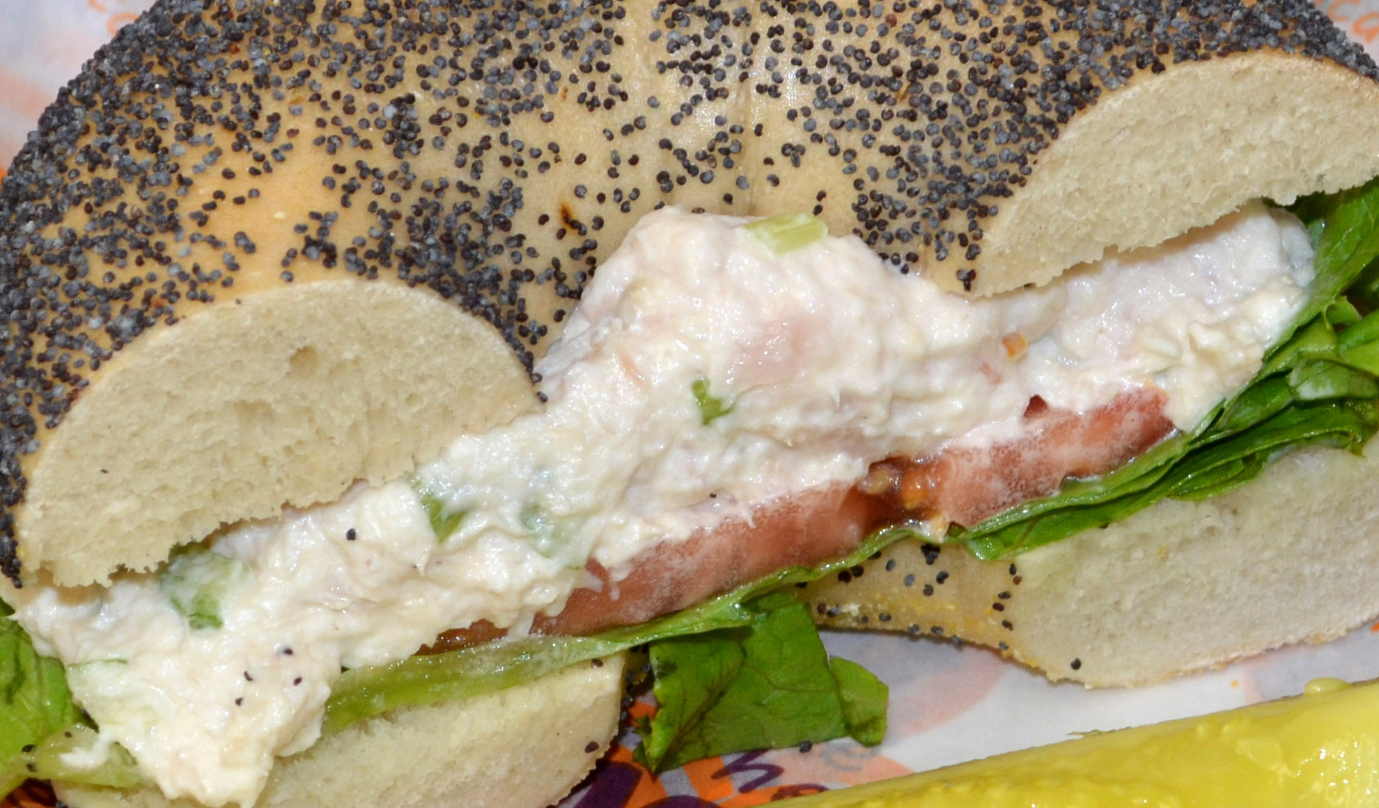 Order Whitefish Salad Sandwich food online from Bagel Cafe store, Herndon on bringmethat.com