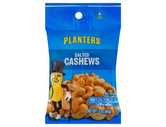Order Planters Salted Cashews food online from Pantry 1 Food Mart store, Crum Lynne on bringmethat.com