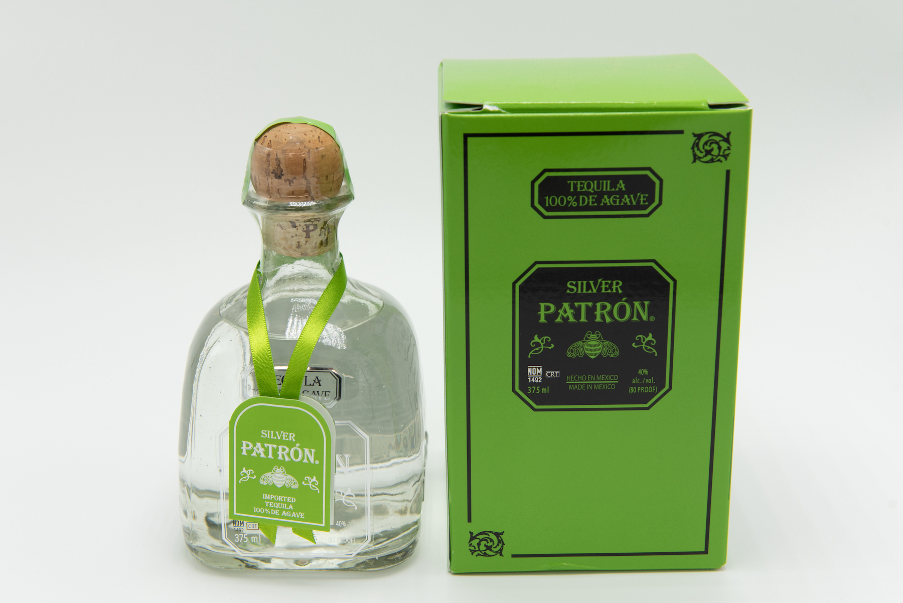 Order Patron Silver, 375mL Tequila food online from Sandpiper Liquors store, Summerland on bringmethat.com