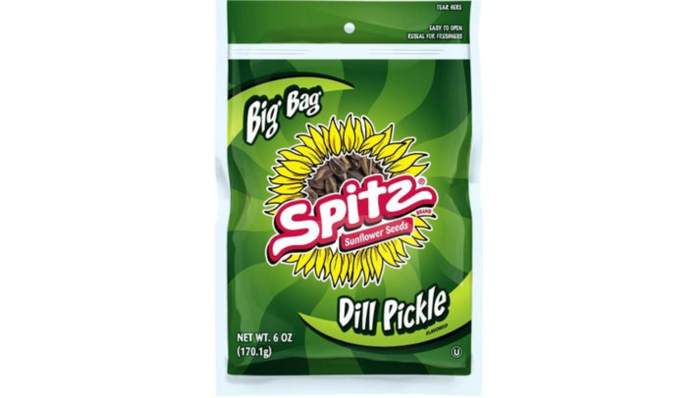 Order Spitz Sunflower Seeds Dill Pickle 6oz food online from Far Western Liquor store, SANTA MARIA on bringmethat.com