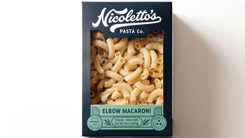 Order Bronze Cut Elbow Macaroni food online from Nicoletto Italian Kitchen store, Nashville on bringmethat.com