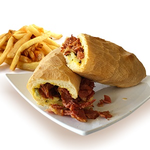Order Grilled Pastrami Sandwich food online from Pizza man & italian cuisine store, Pasadena on bringmethat.com