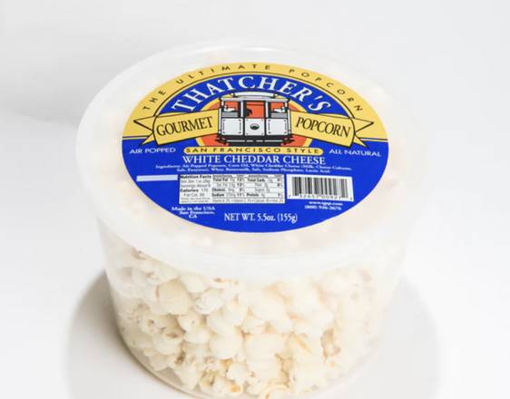 Order White Cheddar Cheese - 5.5 Oz food online from Thatcher's Special Popcorn store, San Francisco on bringmethat.com