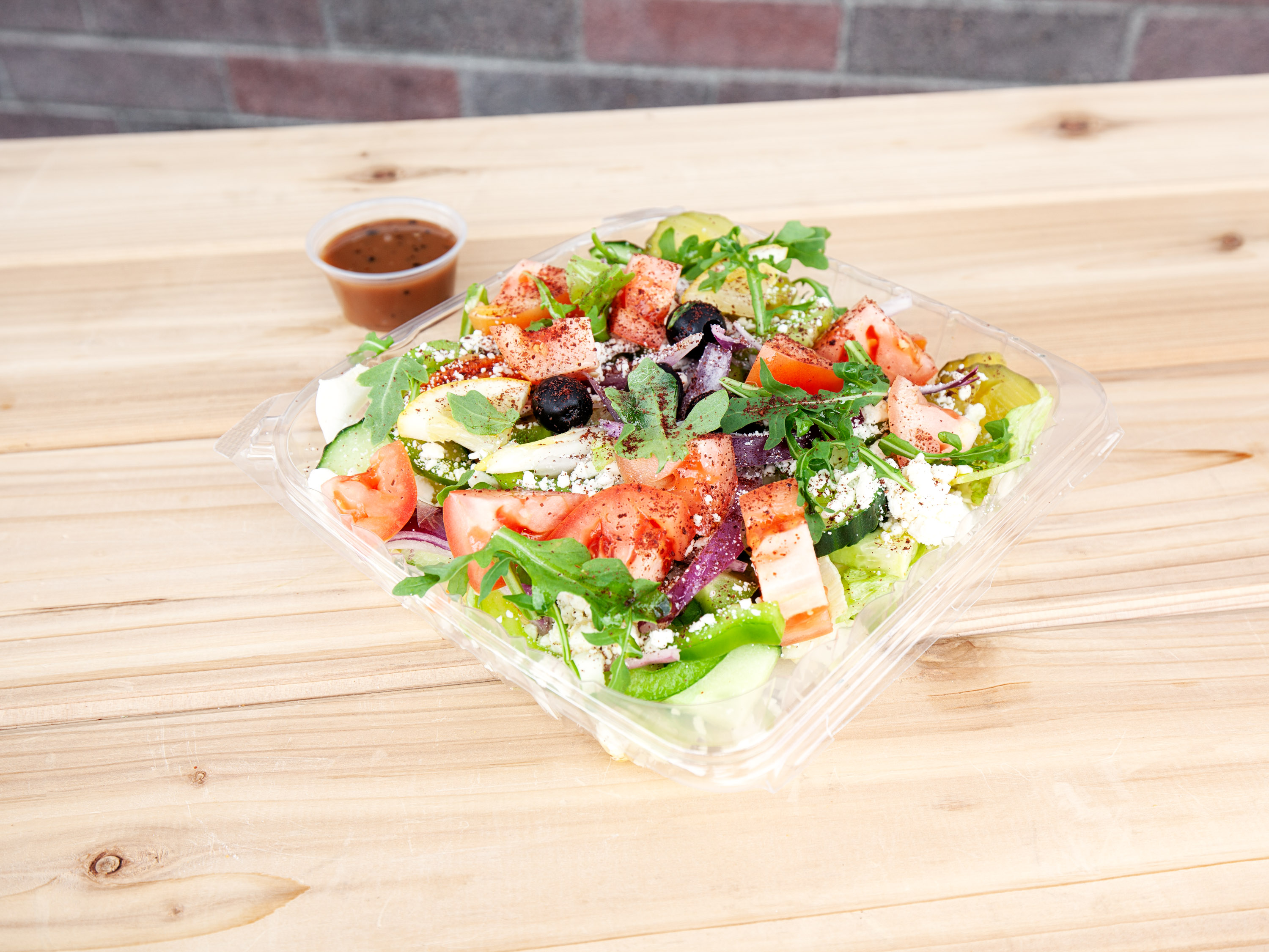 Order Greek Salad food online from Ishtar Gate store, Portland on bringmethat.com