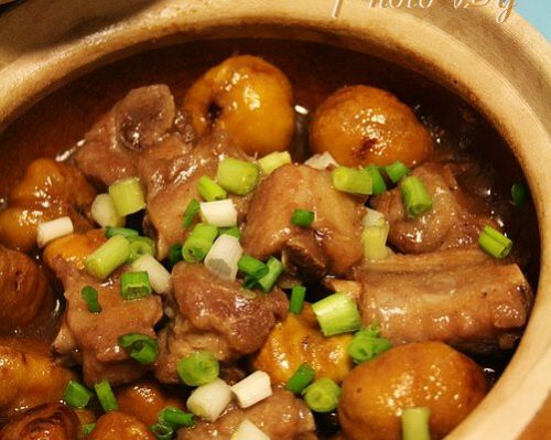 Order 168. Cantonese Spare Ribs Pot 广东排骨煲 food online from Foshan Restaurant store, La Puente on bringmethat.com
