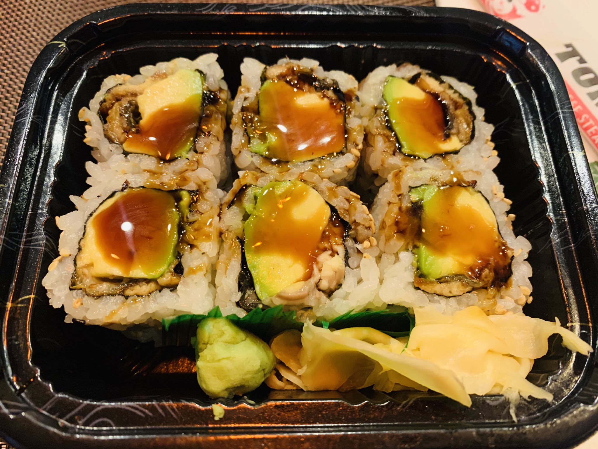 Order 4. Eel Avocado Roll food online from Tomodachi Japanese Steakhouse & Sushi Bar store, Royersford on bringmethat.com