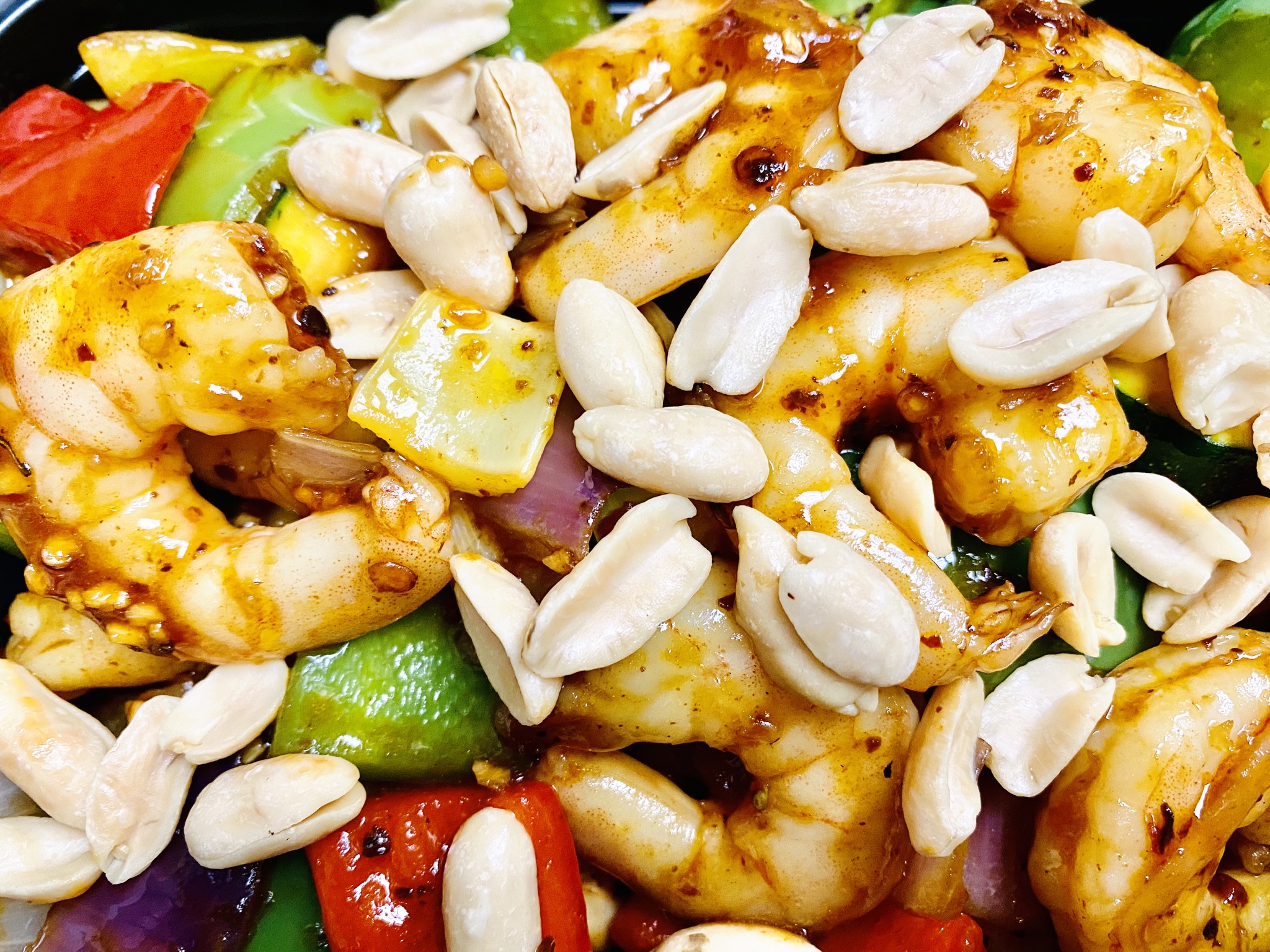 Order Kung Pao Shrimp food online from Min Min Asian Cafe store, Chicago on bringmethat.com