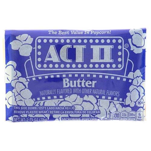 Order Act II Butter Popcorn - 2.75 oz Bag/Single food online from Bottle Shop & Spirits store, Los Alamitos on bringmethat.com