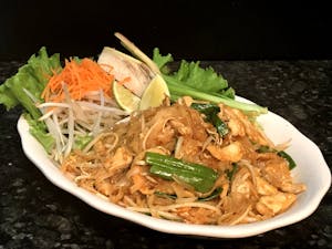 Order 26. Pad Thai food online from Thai Time Bistro store, San Diego on bringmethat.com