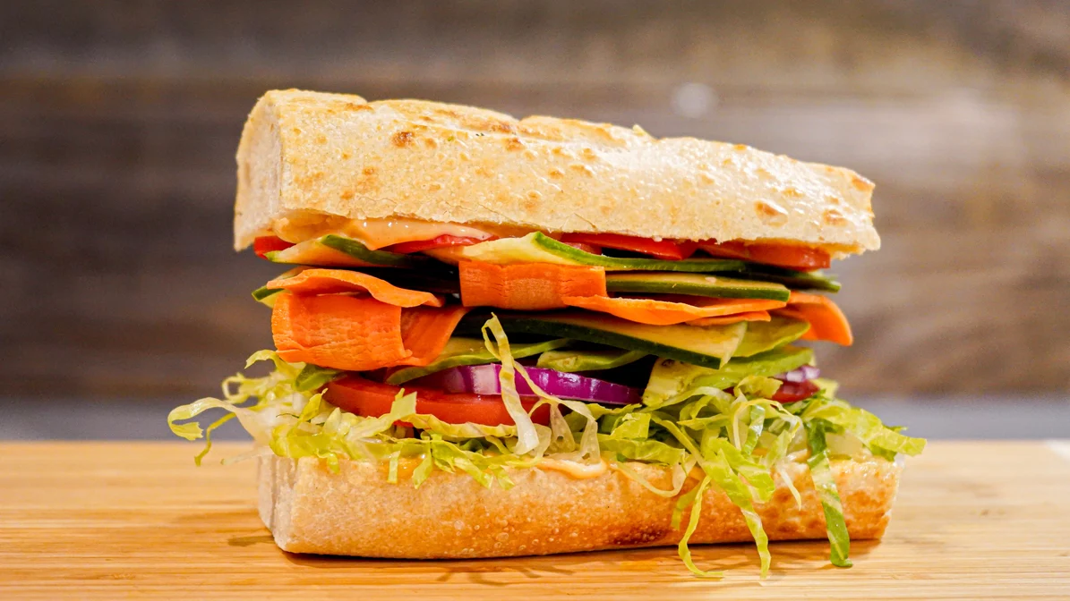 Order Veggie Sandwich food online from Sourdough & Co store, Roseville on bringmethat.com
