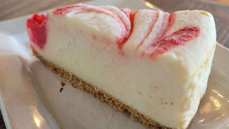 Order Strawberry Swirl Cheesecake food online from MidiCi The Neapolitan Pizza Company store, Orem on bringmethat.com
