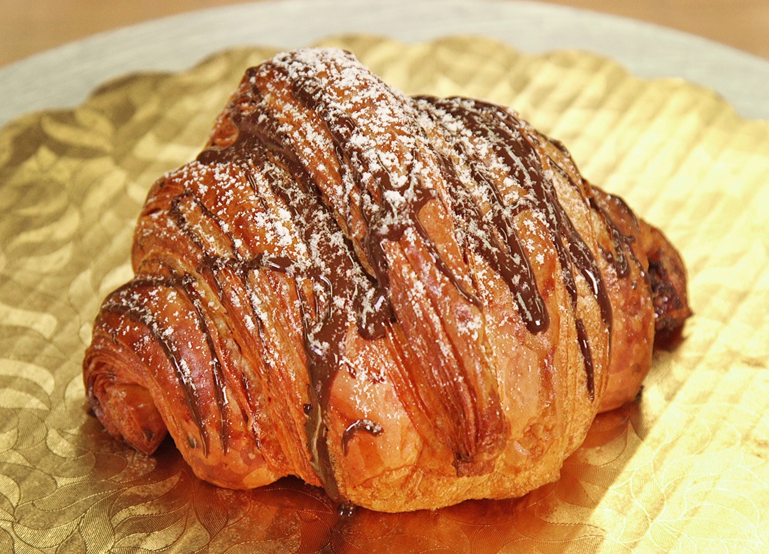 Order Croissant - Double Chocolate food online from Urth Caffe store, Pasadena on bringmethat.com