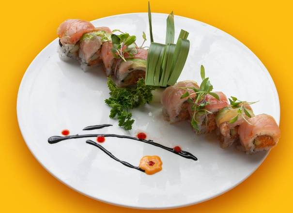 Order Albacore Delight Roll food online from Harumama store, San Diego on bringmethat.com