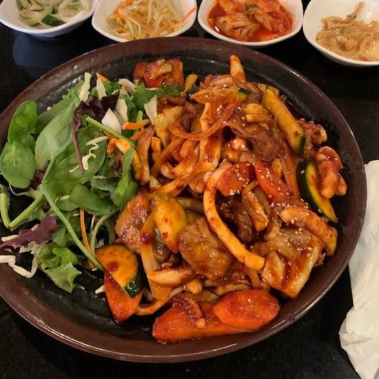 Order Spicy Squid & Pork Belly food online from Gogi store, Chandler on bringmethat.com