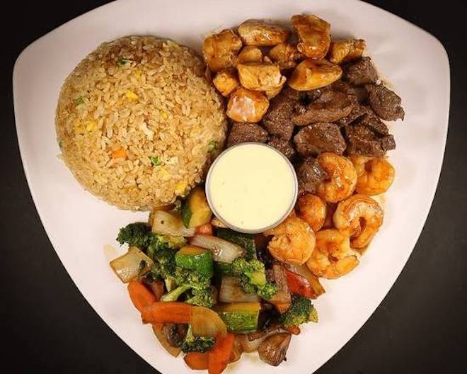 Order Chicken, Shrimp and Filet Mignon food online from Rock N Roll Sushi store, Ridgeland on bringmethat.com