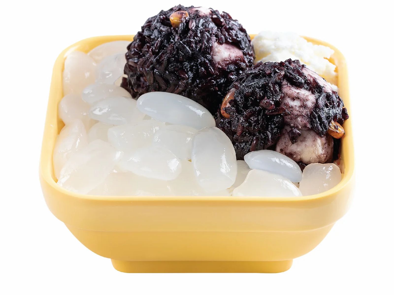 Order V9. Thai Black Rice & Toddy Palm With Vanilla Frost - 海底椰白雪黑糯米 food online from Sweethoney Dessert store, Garden Grove on bringmethat.com