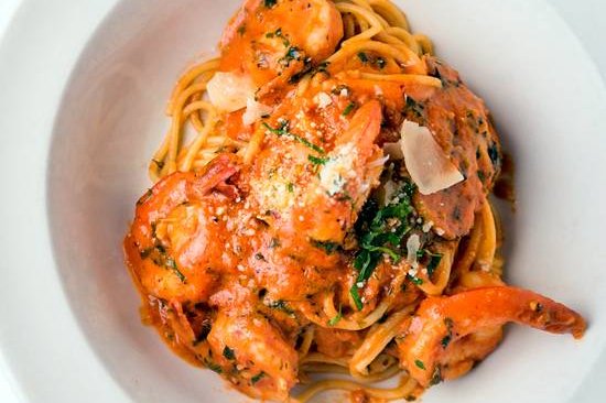 Order Spagh Shrimp  Diavolo food online from Luciano Ristorante Italiano store, Duluth on bringmethat.com
