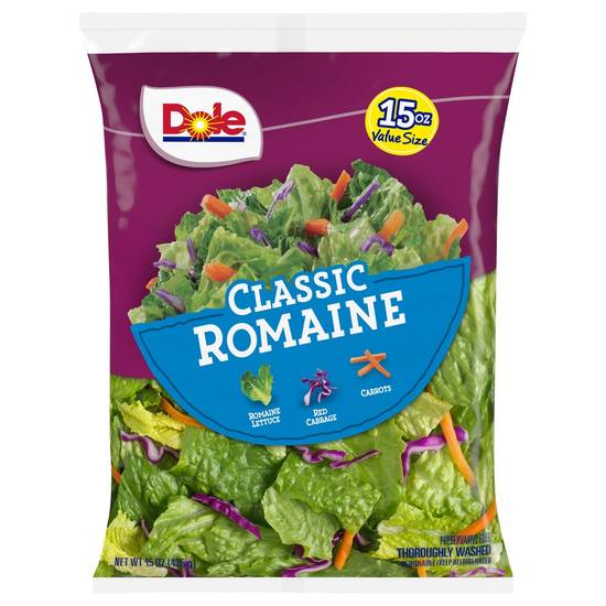 Order Dole · Classic Romaine Salad (15 oz) food online from Winn-Dixie store, Birmingham on bringmethat.com