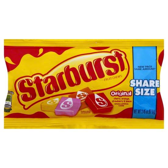 Order Starburst Original Chewy Candy Share Size Packs food online from Exxon Food Mart store, Port Huron on bringmethat.com