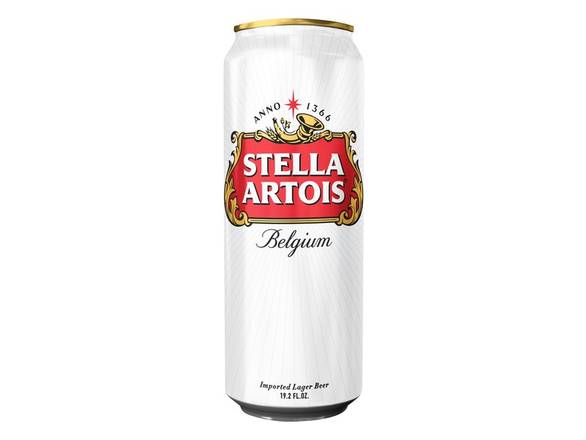 Order Stella Artois - 4x 16oz Cans food online from Shar Armanetti Fine Wine & Spirits store, Carpentersville on bringmethat.com