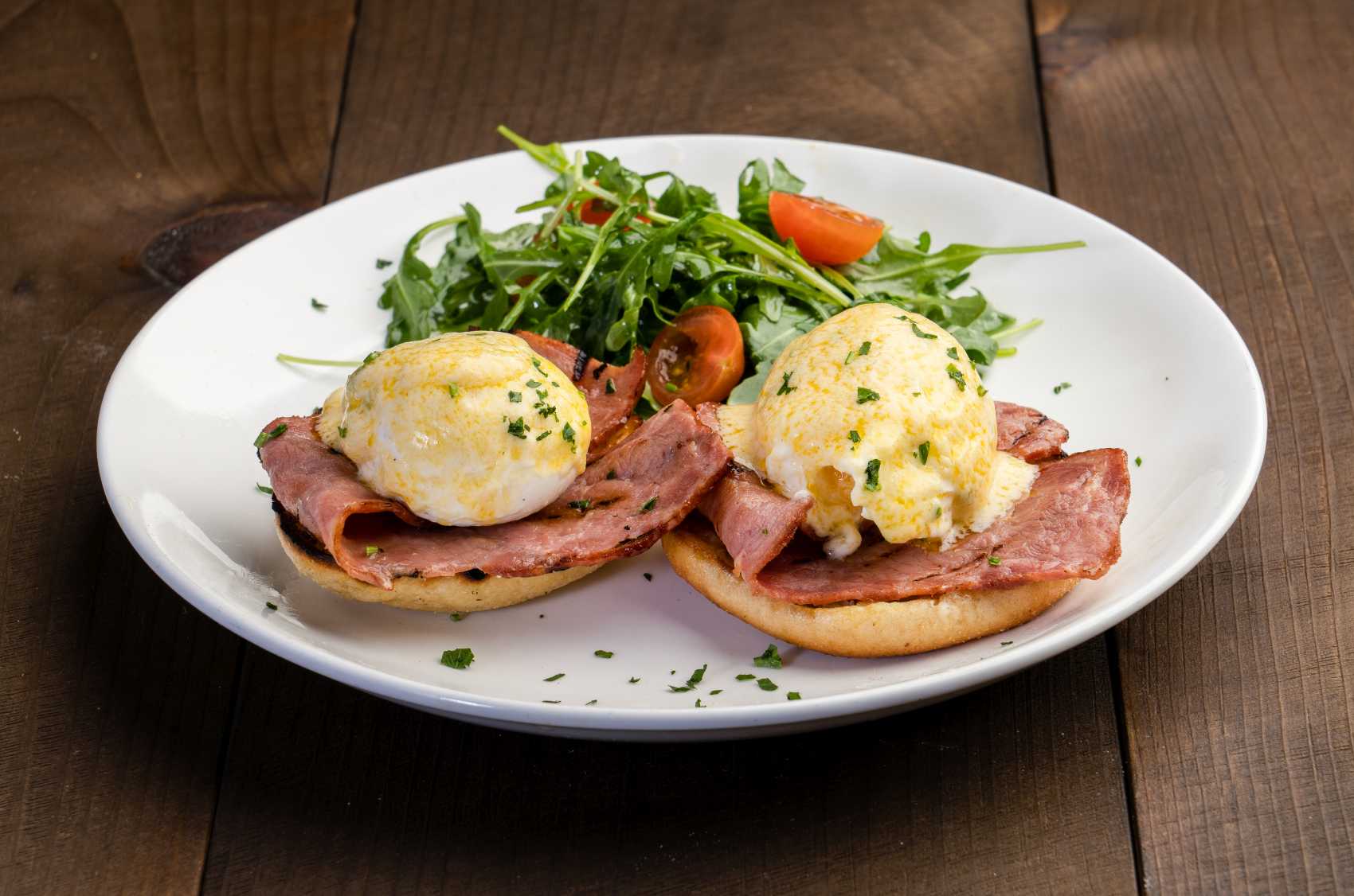 Order  Eggs Benedict With Turkey food online from Masal Cafe store, Brooklyn on bringmethat.com