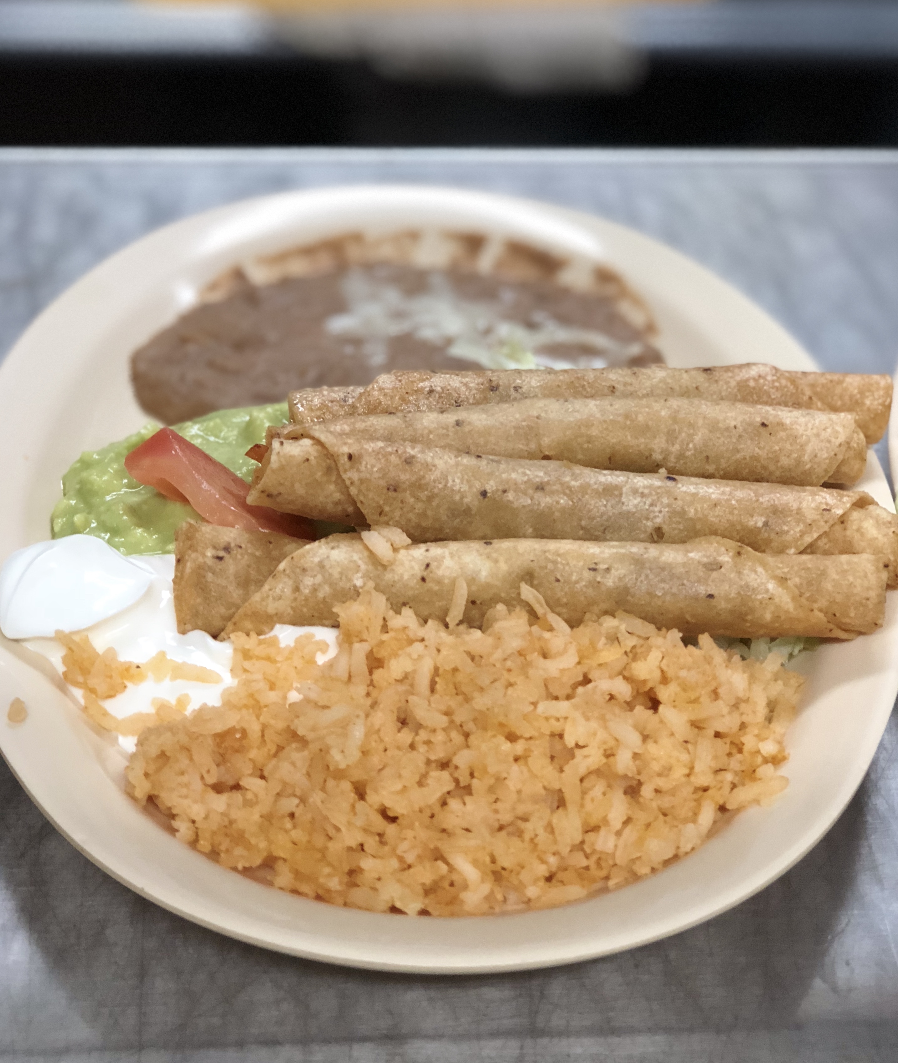 Order Beef Flautas food online from Cuauhtemoc Cafe store, El Paso on bringmethat.com