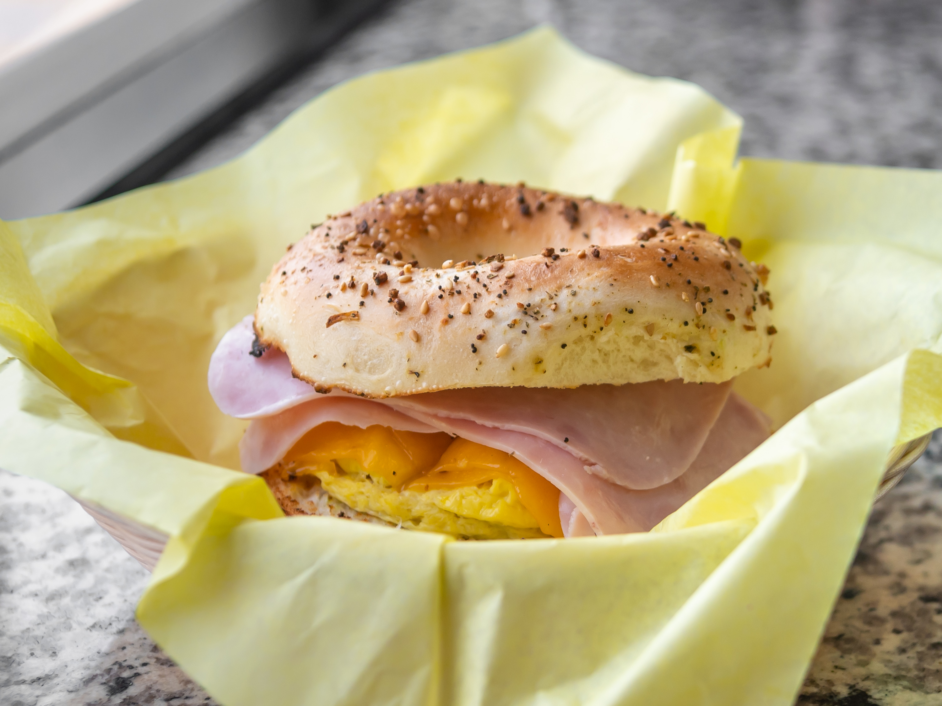 Order 2. The Ham  food online from Bagel Time store, Moreno Valley on bringmethat.com