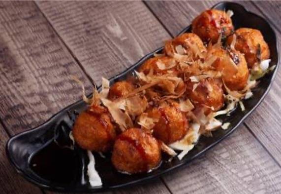 Order Takoyaki (6pc) food online from Tokyo Sushi store, Powell on bringmethat.com