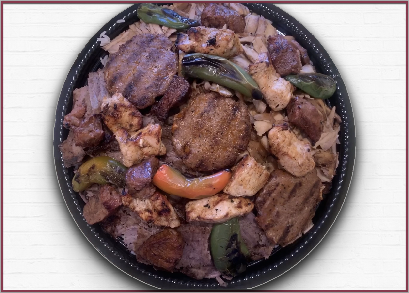 Order Family Feast Platter food online from Waba Grill store, Fullerton on bringmethat.com