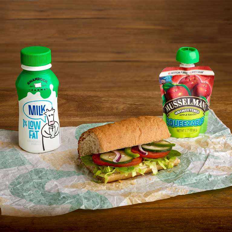 Order Veggie Delite® Mini for Kids food online from Subway on Highland Rd. store, Baton Rouge on bringmethat.com
