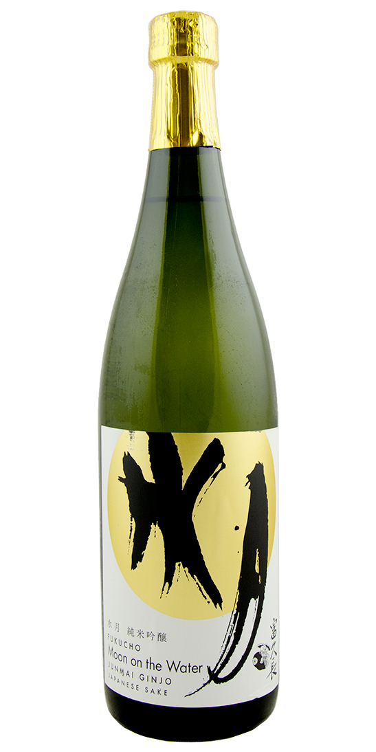 Order Fukucho Moon on the Water Sake 750 ml. food online from Mirage Wine & Liquor store, Palm Springs on bringmethat.com
