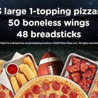 Order Pizzas + Wings + Breadsticks food online from Peter Piper Pizza store, Tucson on bringmethat.com