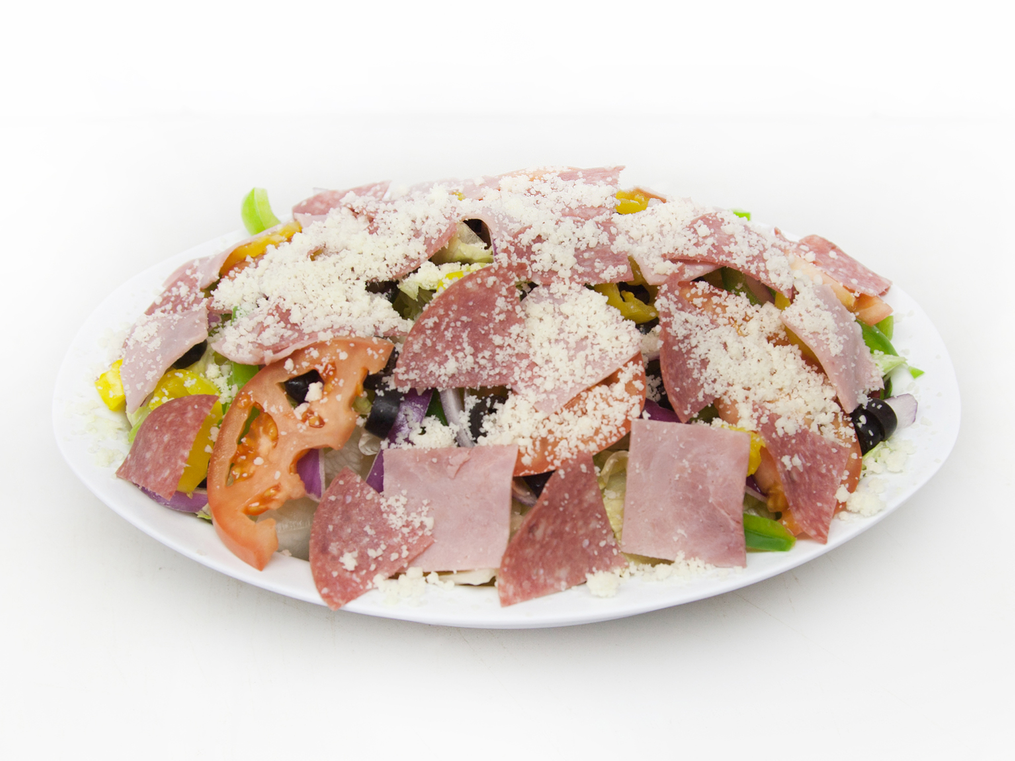 Order Antipasto Salad food online from Valentino's Pizza store, Long Beach on bringmethat.com