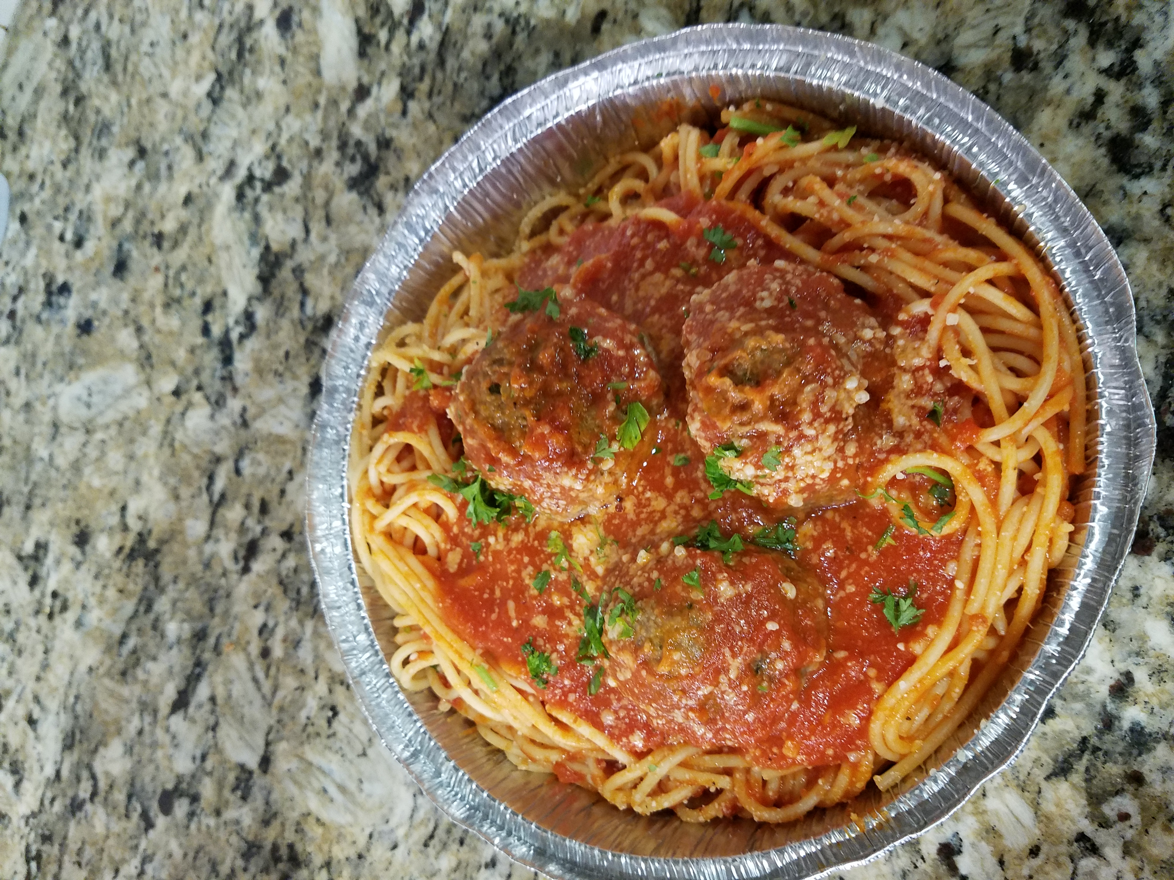 Order Kids Meatballs and Spaghetti food online from Our Place Pizza & Catering store, Edison on bringmethat.com